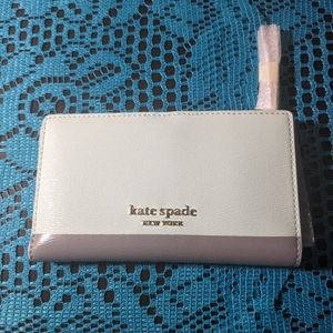 Kate Spade Rock City Skyline Credit Card Wallet with Snap Closure